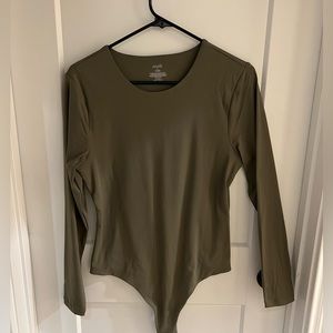 Nuuds Crewneck Bodysuit Olive